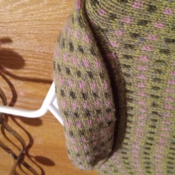 Sigrid Olsen L Lightweight Sweater Snap/Buttons Roses Lace Embellished - Picture 10 of 16